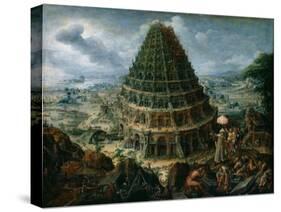 The Tower of Babel, 1595-Marten van Valckenborch-Stretched Canvas