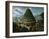 The Tower of Babel, 1595-Marten van Valckenborch-Framed Giclee Print