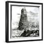 The Tower of Babel, 1679-Athanasius Kircher-Framed Giclee Print