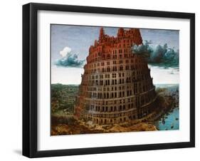 The Tower of Babel by Pieter Brueghel the Elder-Pieter Brueghel the Elder-Framed Giclee Print