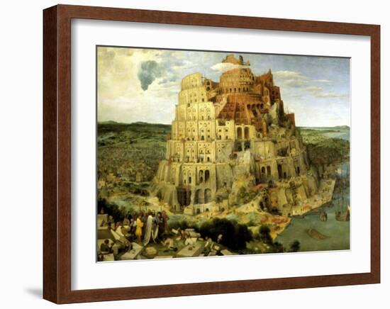 The Tower of Babel, c.1563-Pieter Bruegel the Elder-Framed Giclee Print