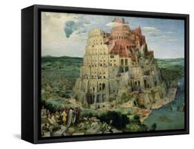 The Tower of Babel, c.1563-Pieter Bruegel the Elder-Framed Stretched Canvas