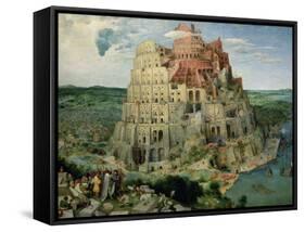 The Tower of Babel, c.1563-Pieter Bruegel the Elder-Framed Stretched Canvas