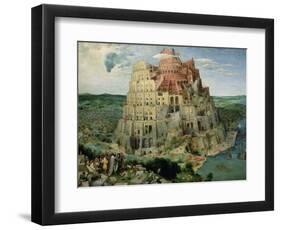 The Tower of Babel, c.1563-Pieter Bruegel the Elder-Framed Premium Giclee Print