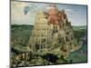 The Tower of Babel, c.1563-Pieter Bruegel the Elder-Mounted Premium Giclee Print