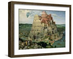 The Tower of Babel, c.1563-Pieter Bruegel the Elder-Framed Giclee Print