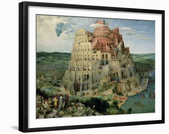 The Tower of Babel, c.1563-Pieter Bruegel the Elder-Framed Giclee Print