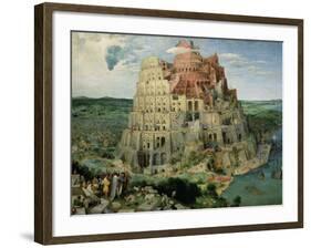 The Tower of Babel, c.1563-Pieter Bruegel the Elder-Framed Giclee Print