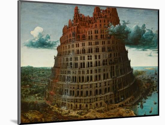 The Tower of Babel, c.1565-Pieter the Elder Brueghel-Mounted Giclee Print