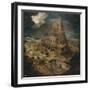 The Tower of Babel, Ca 1595-Pieter Brueghel the Younger-Framed Giclee Print