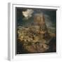 The Tower of Babel, Ca 1595-Pieter Brueghel the Younger-Framed Giclee Print