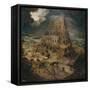 The Tower of Babel, Ca 1595-Pieter Brueghel the Younger-Framed Stretched Canvas