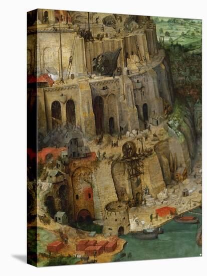 The Tower of Babel (Detail), 1563-Pieter Bruegel the Elder-Stretched Canvas