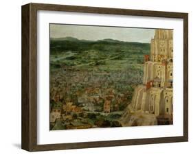 The Tower of Babel, Detail-Pieter Bruegel the Elder-Framed Giclee Print