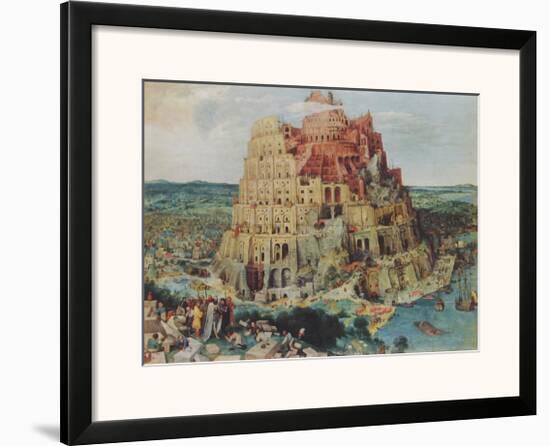 The Tower of Babel-Pieter Bruegel the Elder-Framed Art Print
