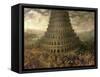 The Tower of Babel-Tobias Verhaecht-Framed Stretched Canvas