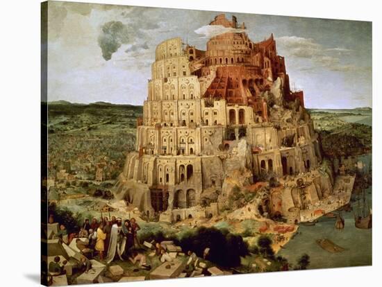 The Tower of Babel-Pieter Bruegel the Elder-Stretched Canvas