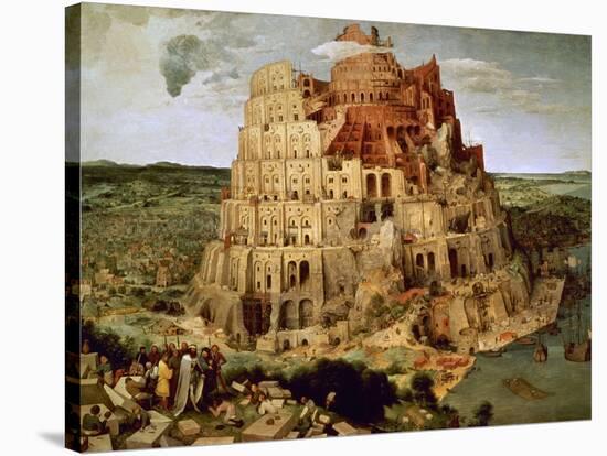 The Tower of Babel-Pieter Bruegel the Elder-Stretched Canvas