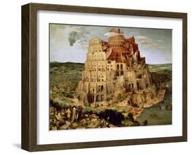 The Tower of Babel-Pieter Bruegel the Elder-Framed Giclee Print