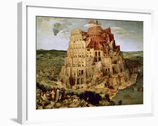 The Tower of Babel-Pieter Bruegel the Elder-Framed Giclee Print