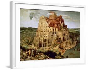 The Tower of Babel-Pieter Bruegel the Elder-Framed Giclee Print