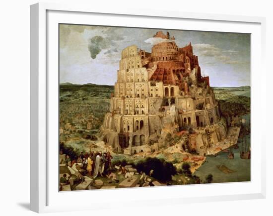 The Tower of Babel-Pieter Bruegel the Elder-Framed Giclee Print