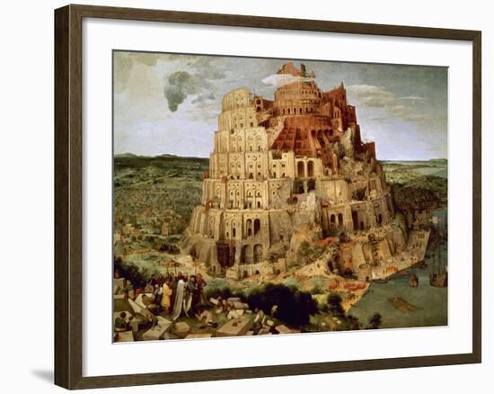 The Tower of Babel-Pieter Bruegel the Elder-Framed Giclee Print