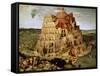 The Tower of Babel-Pieter Bruegel the Elder-Framed Stretched Canvas