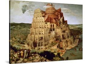 The Tower of Babel-Pieter Bruegel the Elder-Stretched Canvas