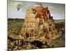 The Tower of Babel-Pieter Bruegel the Elder-Mounted Giclee Print