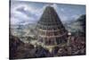 The Tower of Babel-Marten van Valckenborch-Stretched Canvas