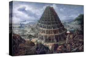 The Tower of Babel-Marten van Valckenborch-Stretched Canvas