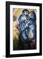 The Tower of Blue Horses-Franz Marc-Framed Giclee Print