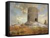 The Tower of Chailly in Barbizon-Jean-François Millet-Framed Stretched Canvas