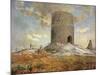 The Tower of Chailly in Barbizon-Jean-François Millet-Mounted Giclee Print