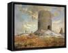 The Tower of Chailly in Barbizon-Jean-François Millet-Framed Stretched Canvas