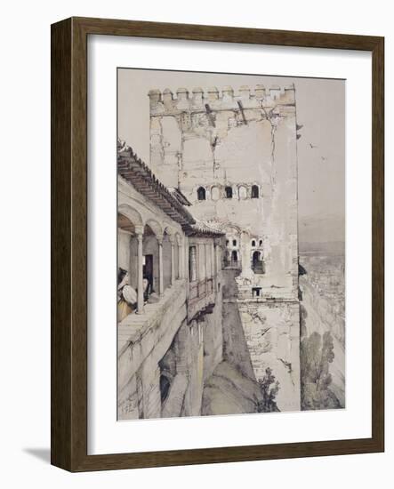 The Tower of Comares (Torre De Comares)-John Frederick Lewis-Framed Giclee Print