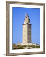 The Tower of Hercules Lighthouse, La Coruna City, Galicia, Spain, Europe-Richard Cummins-Framed Photographic Print