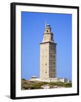 The Tower of Hercules Lighthouse, La Coruna City, Galicia, Spain, Europe-Richard Cummins-Framed Photographic Print