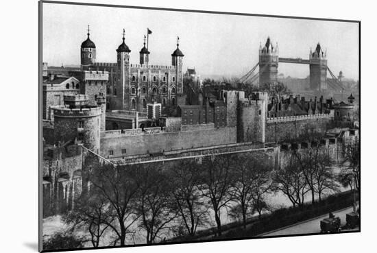 The Tower of London, 1926-1927-McLeish-Mounted Premium Giclee Print