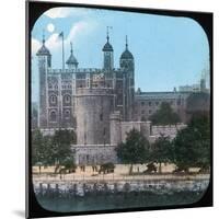 The Tower of London at Night, Late 19th or Early 20th Century-null-Mounted Giclee Print