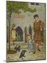 The Tower Of London. Beauchamp Tower. a Beefeater, Child and Two Ravens-Thomas Crane-Mounted Giclee Print