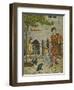 The Tower Of London. Beauchamp Tower. a Beefeater, Child and Two Ravens-Thomas Crane-Framed Giclee Print