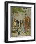 The Tower Of London. Beauchamp Tower. a Beefeater, Child and Two Ravens-Thomas Crane-Framed Giclee Print