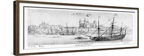 The Tower of London, C.1637-41-Wenceslaus Hollar-Framed Giclee Print