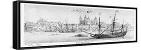 The Tower of London, C.1637-41-Wenceslaus Hollar-Framed Stretched Canvas