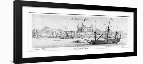 The Tower of London, C.1637-41-Wenceslaus Hollar-Framed Giclee Print