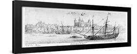 The Tower of London, C.1637-41-Wenceslaus Hollar-Framed Giclee Print