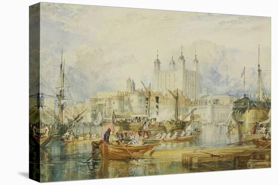 The Tower of London, circa 1825-J. M. W. Turner-Stretched Canvas