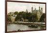 The Tower of London, Early 20th Century-null-Framed Giclee Print